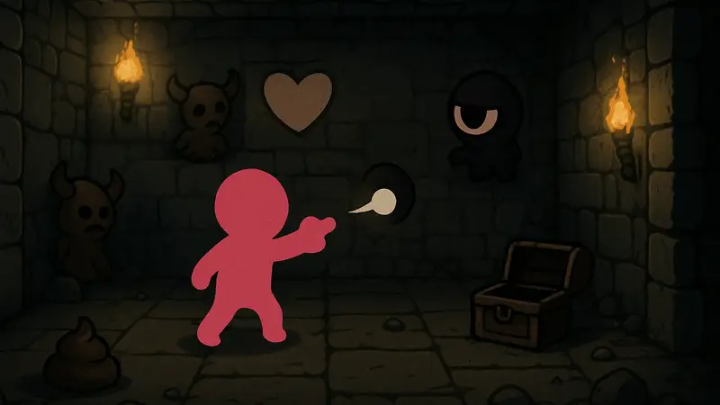 Игровой процесс House of the Lost: Revived, инди-рогалика в стиле The Binding of Isaac