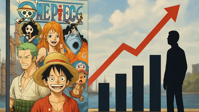 Обложка 114 тома манги One Piece, иллюстрация персонажей, рост продаж