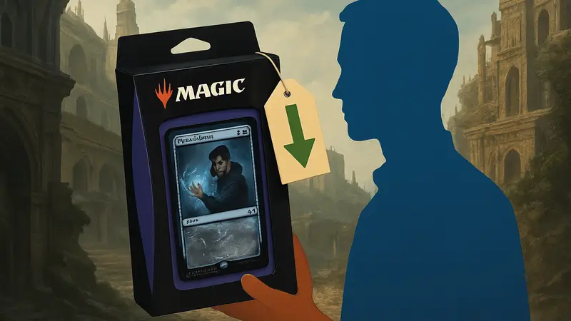Колода карт Magic: The Gathering "Counter Intelligence" из сета Edge of Eternities, демонстрирующая выгодное предложение.