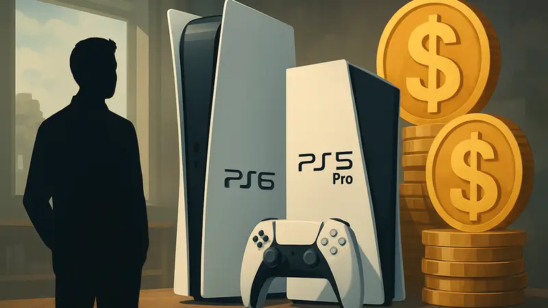 Изображение консолей PlayStation 6 и PS5 Pro, символизирующее их высокую стоимость.