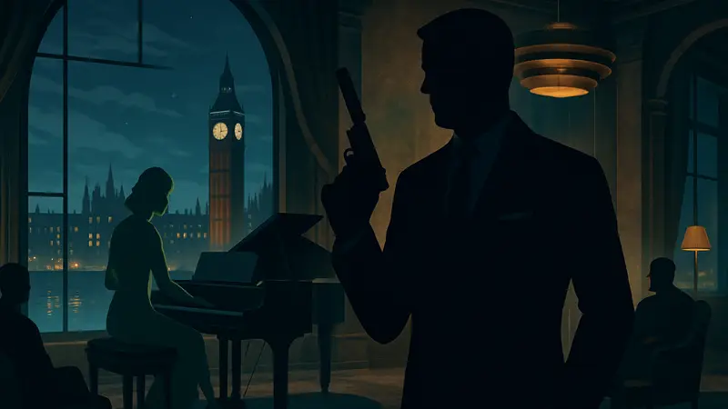 Обложка игры 007 First Light с акцентом на атмосферу и музыку