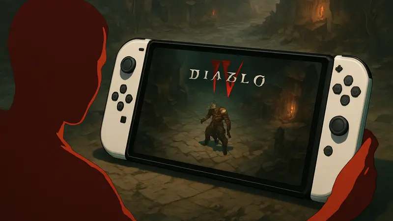 Геймплей Diablo 4 на консоли Nintendo Switch 2, культовая ARPG от Blizzard.