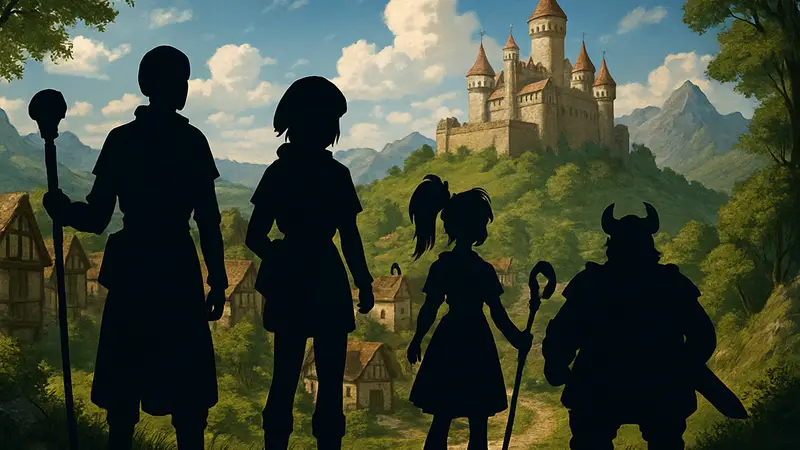 Группа персонажей Dragon Quest 7 Reimagined, иллюстрация к 10 советам для новичков в JRPG