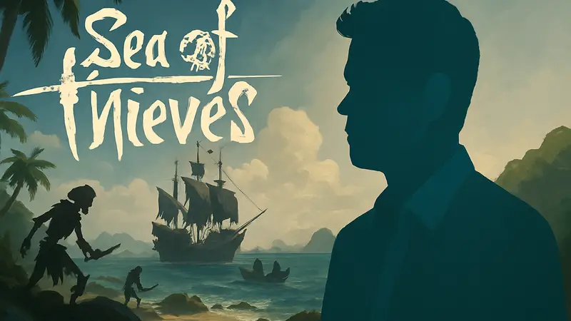 Логотип Sea of Thieves и Дестин Дэниел Креттон