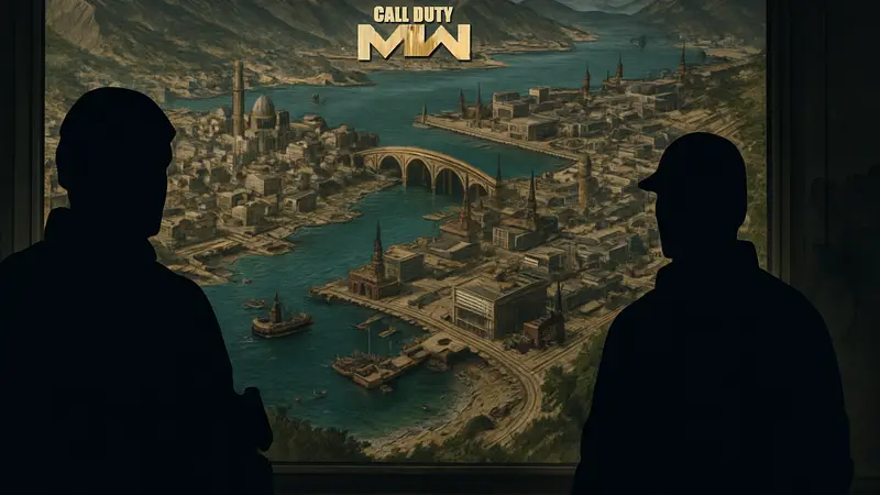 Предполагаемая карта DMZ из Modern Warfare 4, кадр из документального видео Call of Duty.
