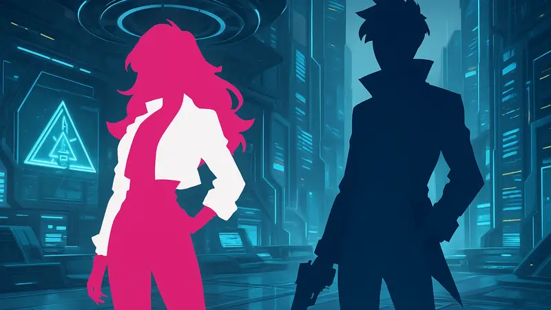 Два новых стильных персонажа Animus из Etheria: Restart в виртуальной футуристической обстановке