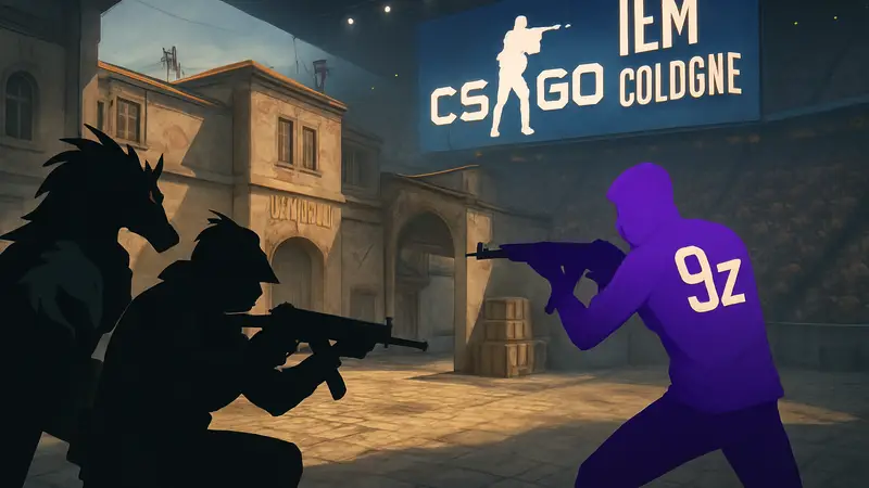 Команды Spirit и 9z соревнуются в Counter-Strike на IEM Cologne Major.