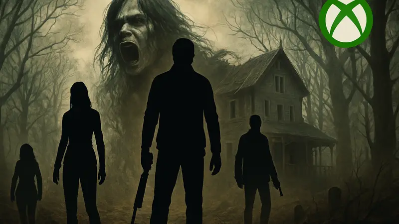 Обложка новой игры Resident Evil с логотипом Xbox и персонажами