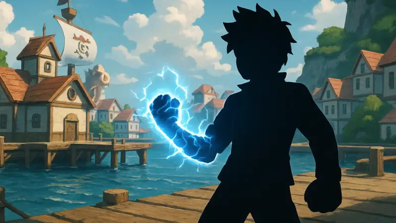 Персонаж использует Хаки в игре Sailor Piece