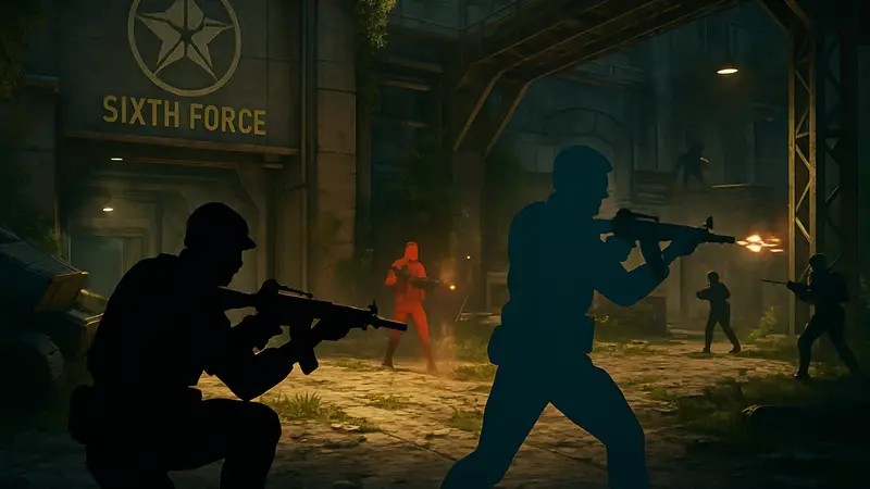 Изображение геймплея кооперативной игры Sixth Force в Steam