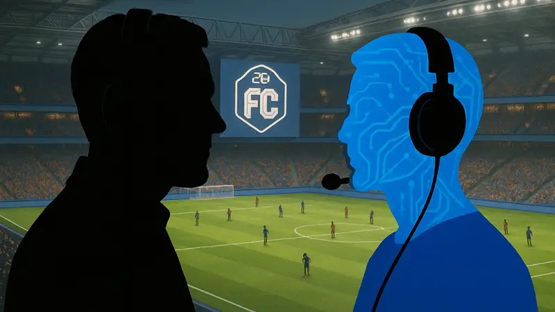 Гай Моубрей и ИИ-клон его голоса для комментариев в EA Sports FC