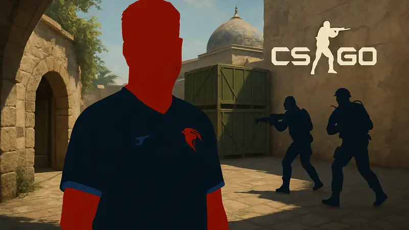 Финн "karrigan" Андерсен в форме команды Falcons, объявление о подписании в Counter-Strike 2.