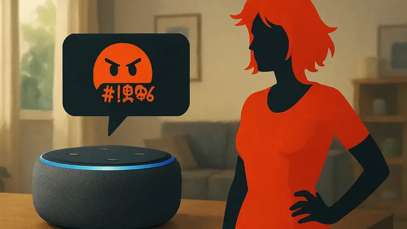Изображение Amazon Alexa с интерфейсом, символизирующим новую личность