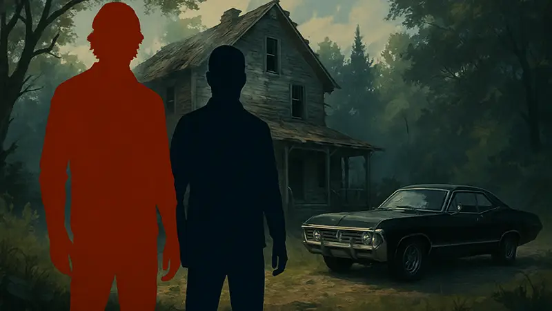 Сэм и Дин Винчестер из сериала «Сверхъестественное», арт к возможной игре