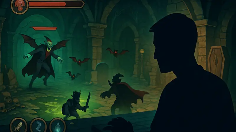 Подробное объяснение боевого интерфейса (UI) в игре Vampire Crawlers для новичков.