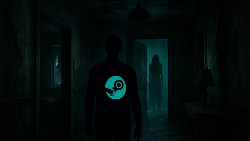 Обложка психологической хоррор-игры, доступной бесплатно в Steam.