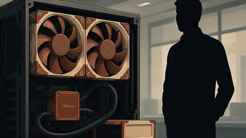 СВО Noctua для ПК с вентиляторами и кастомной помпой