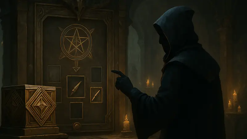 Куб Хорадрика и интерфейс Оккультиста в Diablo 4, демонстрирующий процесс крафта