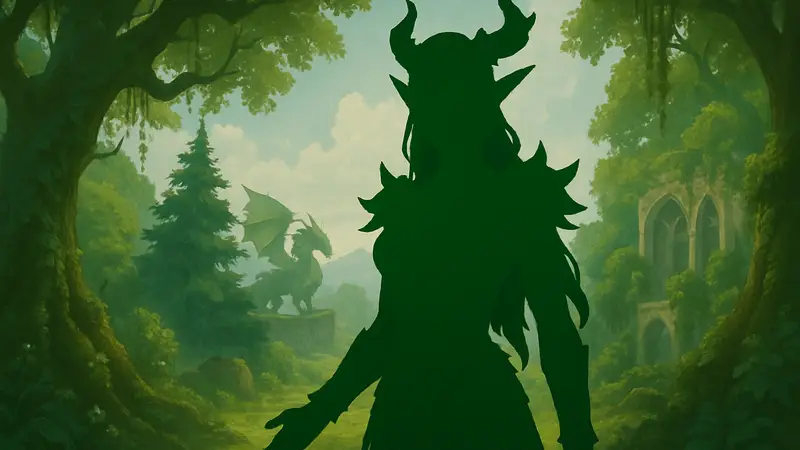 Косплей Меритры из World of Warcraft от Ирины Назаренко в гуманоидной форме.