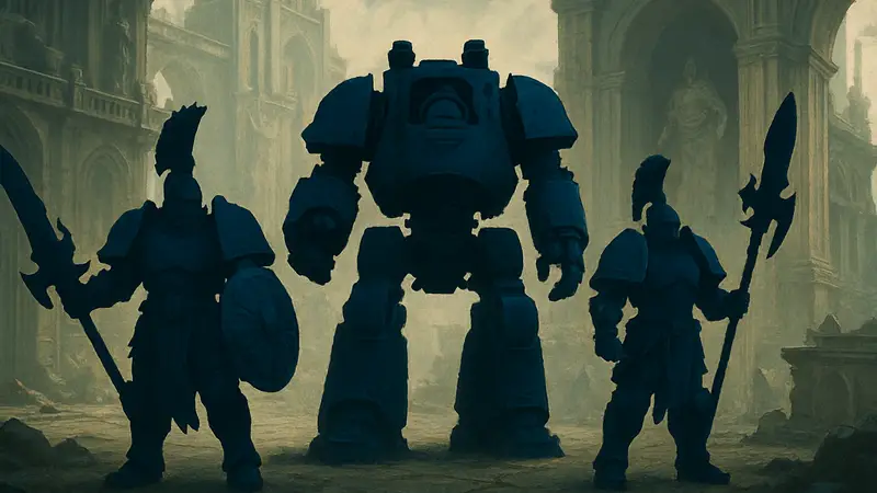 Миниатюры Кустодианцев из Warhammer: The Horus Heresy, готовящиеся к предзаказу