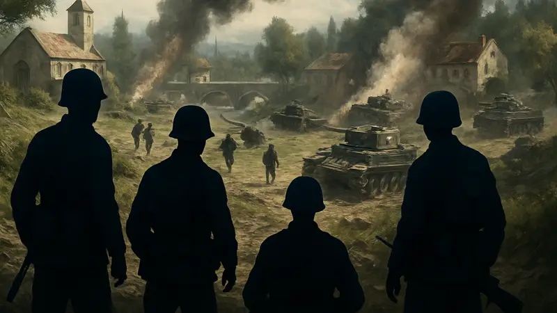 Скриншот из Company of Heroes Definitive Edition с улучшенной графикой.
