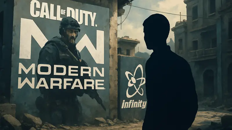 Логотип Call of Duty Modern Warfare и студии Infinity Ward