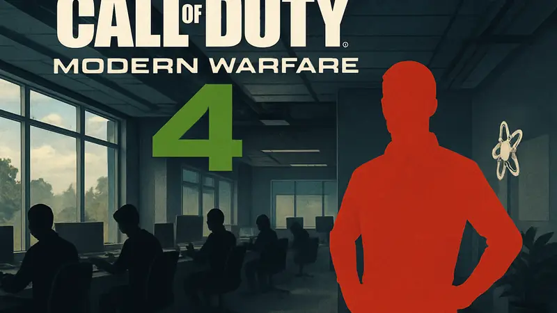 Call of Duty Modern Warfare 4 логотип, студия Infinity Ward