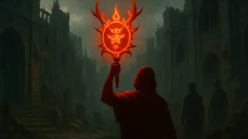 Уникальный предмет «Клеймо Уэндиго» из Diablo 4 Сезона Резни.