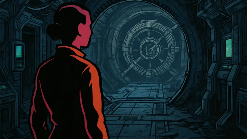 Лейтенант Старк из Event Horizon, иллюстрация из комикса-сиквела