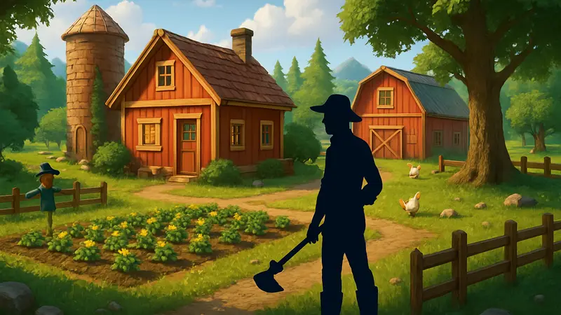 Фанатский концепт Stardew Valley в 3D, показывающий ферму