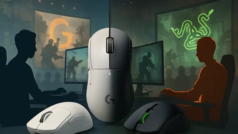 Сравнение игровых мышей Logitech Superstrike и Razer Viper V4 Pro для киберспорта