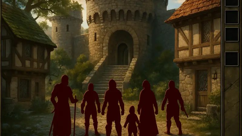 Скриншот из Baldur's Gate с обновленной графикой и интерфейсом