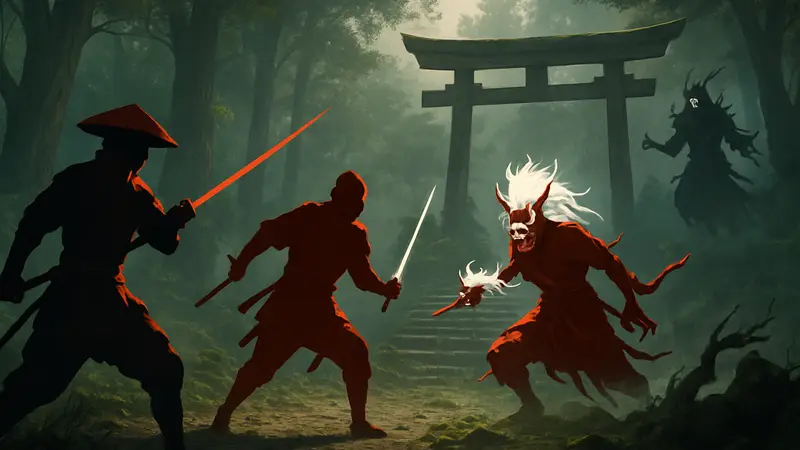 Игроки в режиме Ghost of Tsushima Legends сражаются с мистическими врагами в стиле японского фольклора.