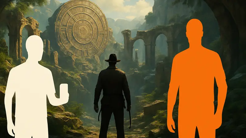Сравнение графики Indiana Jones and the Great Circle на Nintendo Switch 2 и Xbox