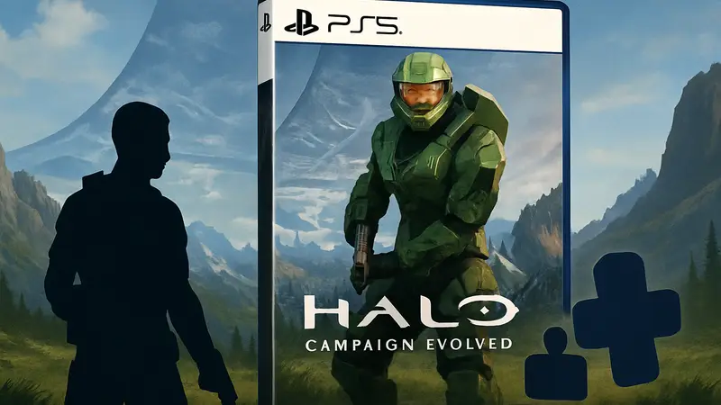 Обложка игры Halo: Campaign Evolved на PlayStation 5 с требованиями PS Plus и аккаунта Microsoft