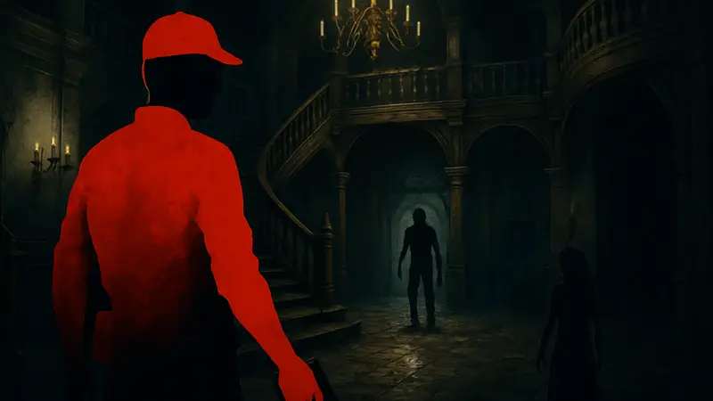 Игровой хоррор, Resident Evil, мрачная атмосфера, фундамент жанра