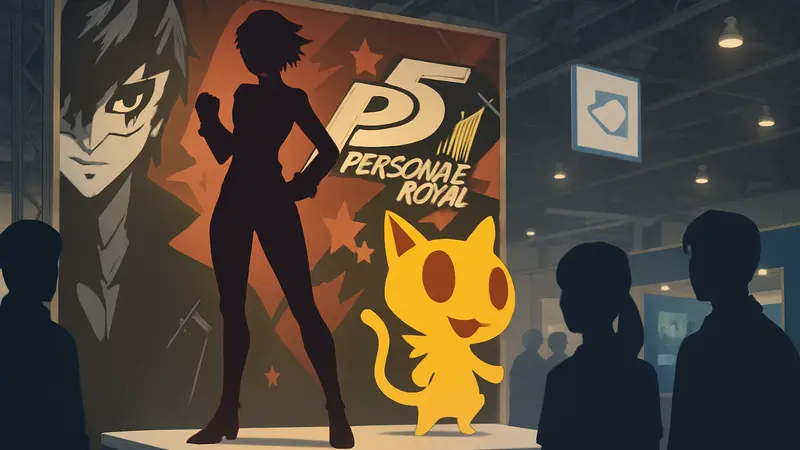 Фигурки Макото Ниидзимы и Морганы из Persona 5 Royal, представленные на Anime Expo 2026