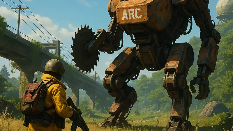 Игровой скриншот из Arc Raiders, показывающий Arc Deforester или локацию, где его можно найти.