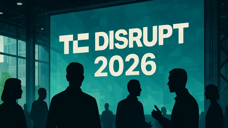 Логотип конференции TechCrunch Disrupt 2026.