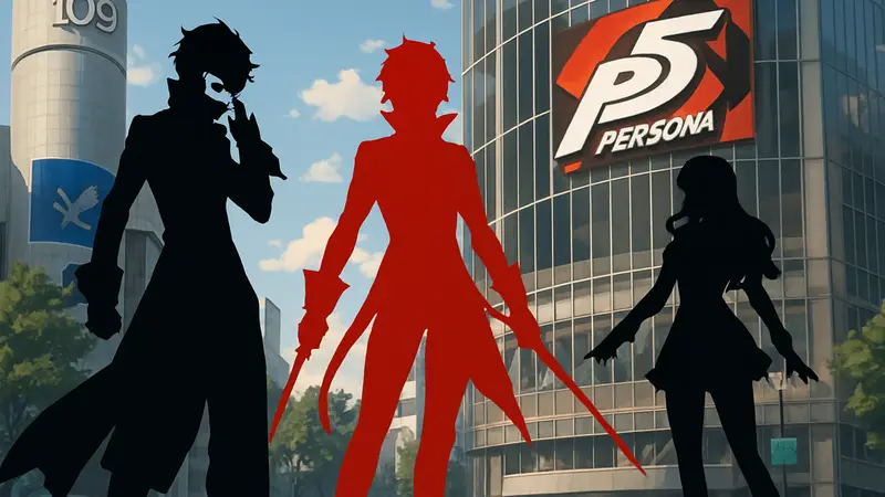 Фигурки персонажей Persona 5 Royal Джокер, Крау и Вайолет