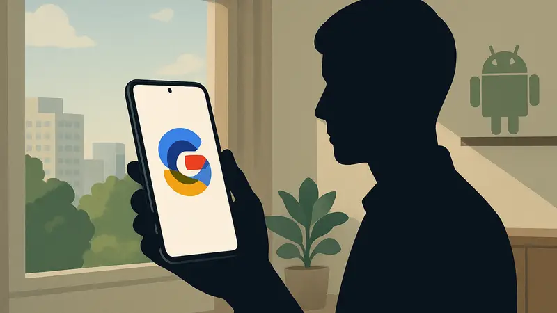Логотип Google Gemini, демонстрирующий новые функции автоматизации на Android-смартфоне Samsung Galaxy S26 или Google Pixel 10
