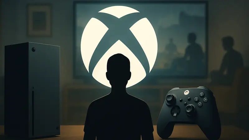 Логотип Xbox на фоне игровой консоли и контроллера, символизирующий Free Play Days с доступными играми.