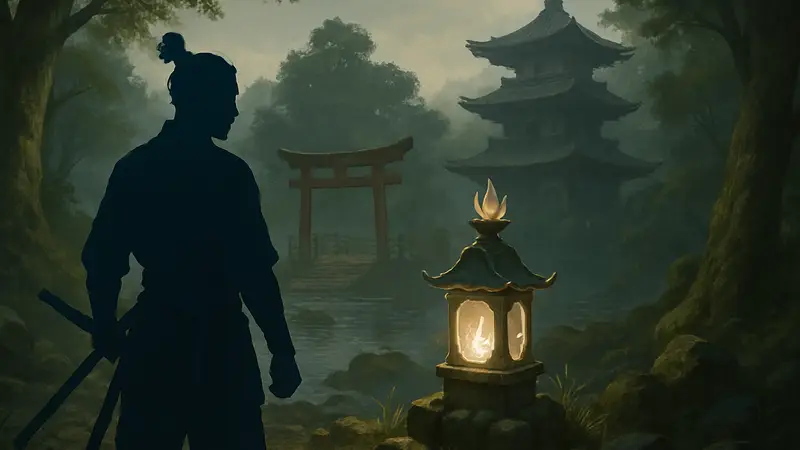 Персонаж Nioh 3 стоит рядом с Малым Тиглем в локации Хэйан.