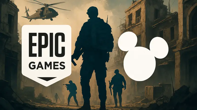 Логотипы Epic Games и Disney, символизирующие разработку нового экстракшн-шутера