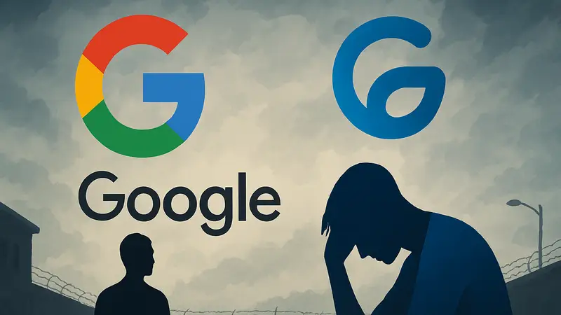 Логотип Google Gemini AI, символизирующий этические проблемы и вопросы безопасности искусственного интеллекта.