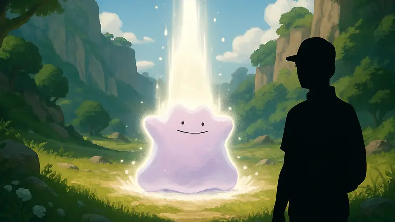 Покемон Дитто в игре Pokémon Pokopia, связанный со скрытым «режимом Бога».