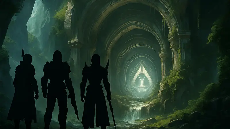 Стражи Destiny 2, стоящие перед Логовом Желаний или Рейдом