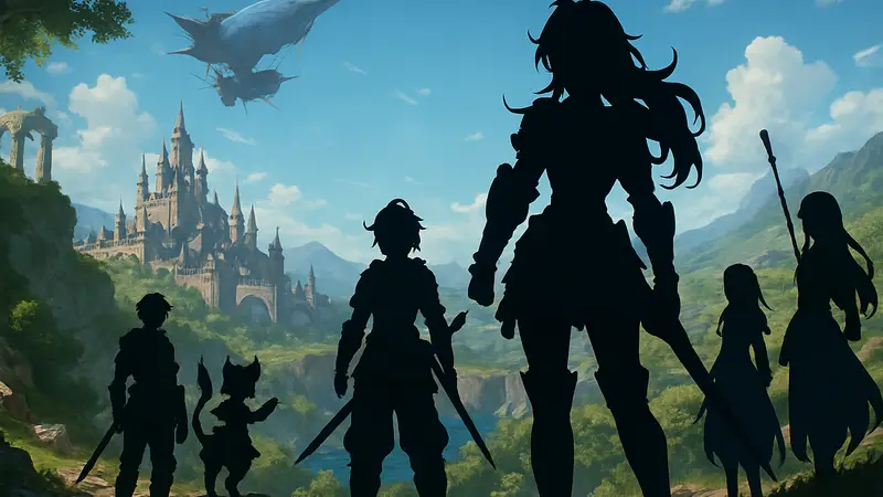 Скриншот из игры Granblue Fantasy Relink: Endless Ragnarok с персонажами Беатрикс и другими героями.