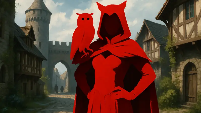 Косплей Красной Фурии в образе Филиппы Эйльхарт из «Ведьмака 3: Дикая Охота»