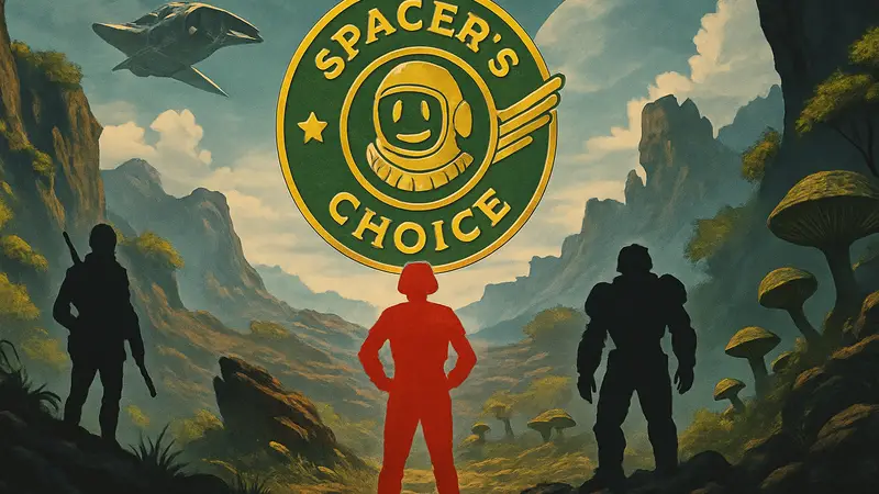 Логотип игры The Outer Worlds: Spacer's Choice Edition.